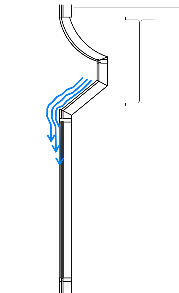 Diagram of a water pipe with blue lines

Description automatically generated