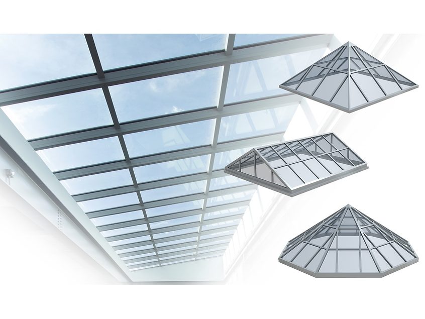 Kingspan Light + Air Launches New KlearSky Metal Framed Glass Skylights ... - High-Rise Building Skylight Materials