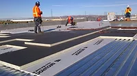 Roof assembly with thermal barrier