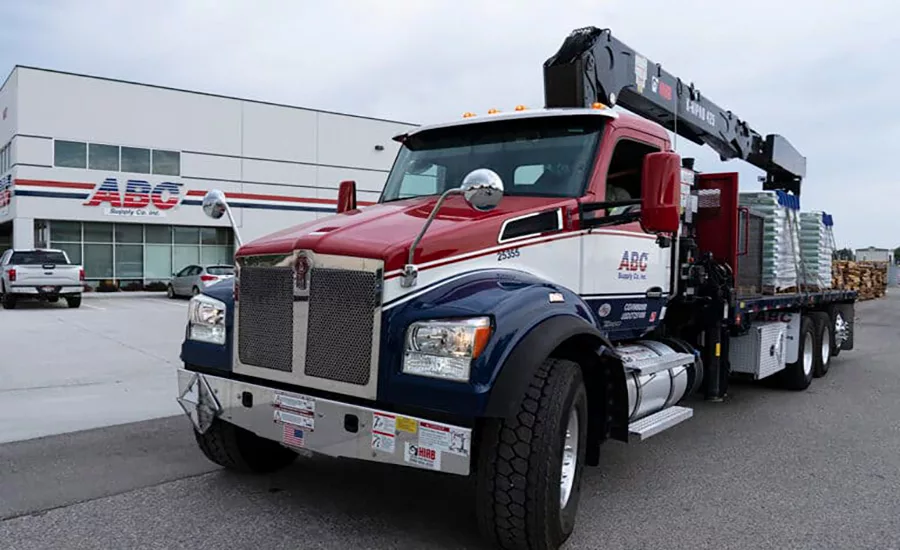 ABC Supply Co. truck (pictured). 