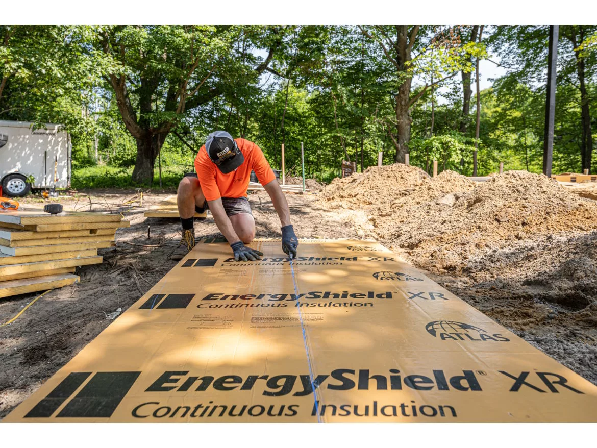 Atlas EnergyShield XR Foil Faced Both Sides Above & Below Grade 4ft x 8ft Polyiso Insulation Board - All Sizes main image 0