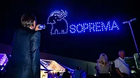 Light Show at New SOPREMA Headquarters Opening Ceremony Light Show at New SOPREMA Headquarters Opening Ceremony