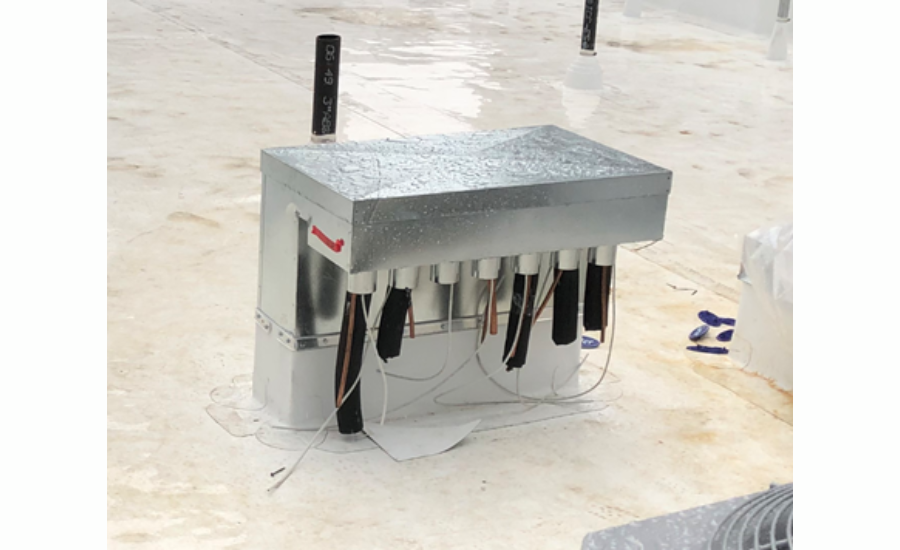 MEP Dog House penetration flashing solution