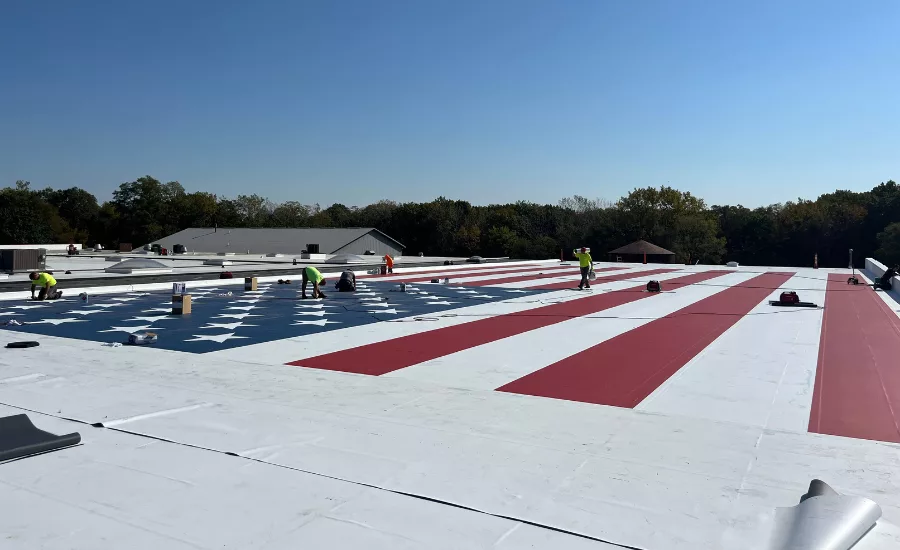 USA Flag Roof