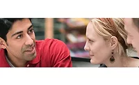 students chatting