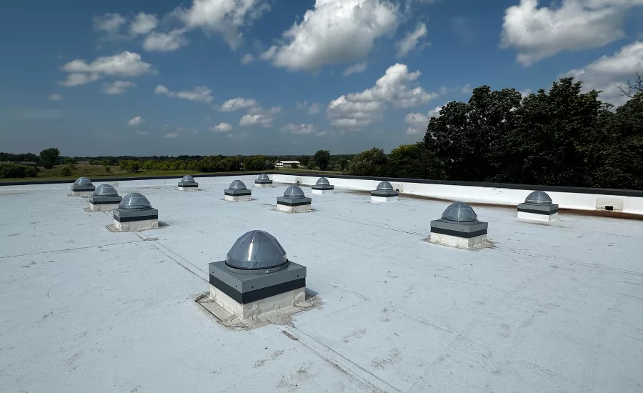 New London Educational Learning Center Exterior Roof.