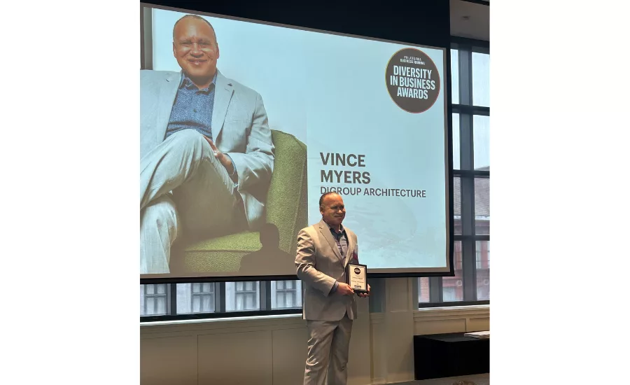 DIGroup Architecture’s (DIG) Vince Myers was recently honored as a 2025 Diversity in Business Leader at a reception at the Museum of the American Revolution in Philadelphia