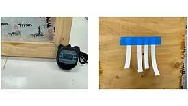 A test demonstrating the wrap’s ability to withstand moisture intrusion after surfactant exposure. 