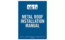 Metal Roof Installation Manual Cover