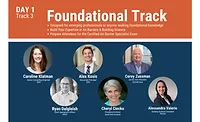 Graphic showing speakers on Day 1 of ABAA 2025