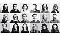 18 headshots of recently promoted Ankrom Moisan employees