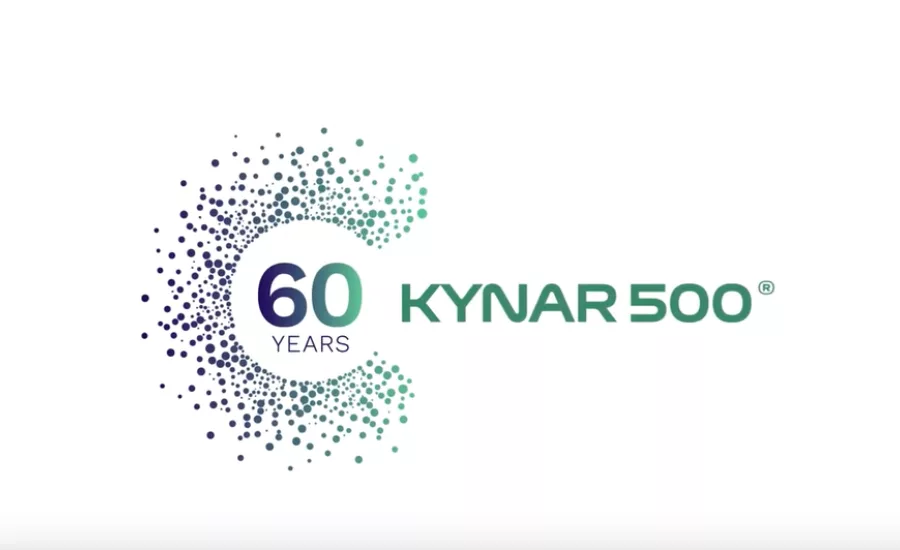 a graphic celebrating 60 years of KYNAR 500