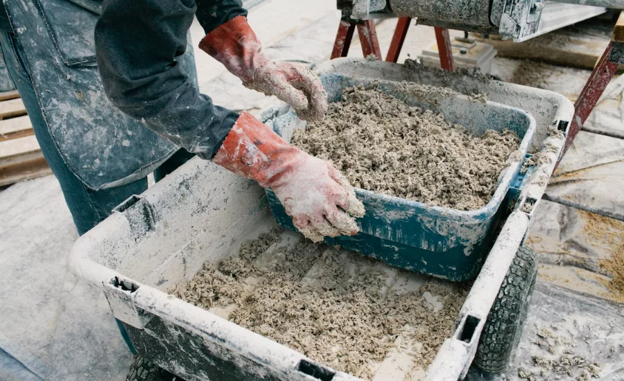 Image shows Building with Hempcrete.
