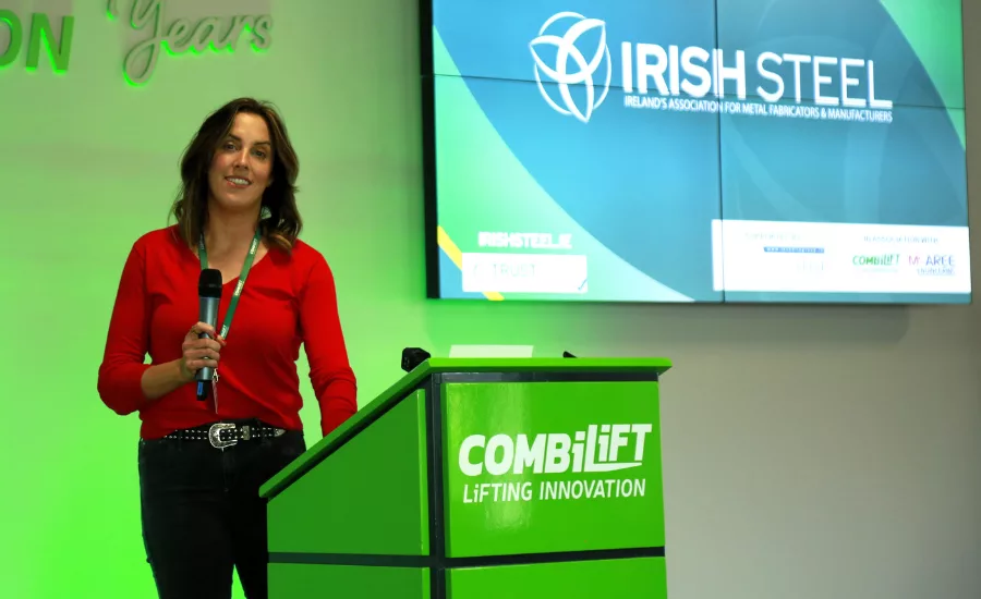 Claire McAree speaks at 'Connecting through Collaboration’ Event