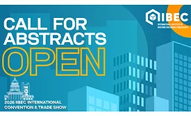 IIBEC graphic calling for abstracts for the 2026 show