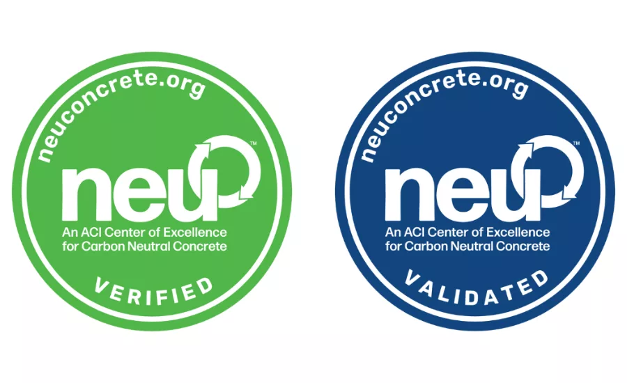 NEU validated and verified logos