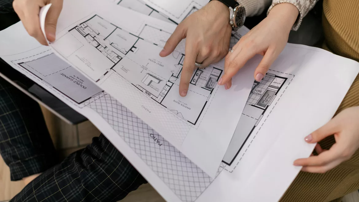 architects looking at plans