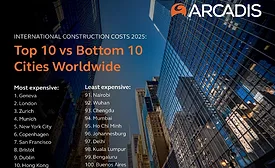 Most expensive cities to build in 