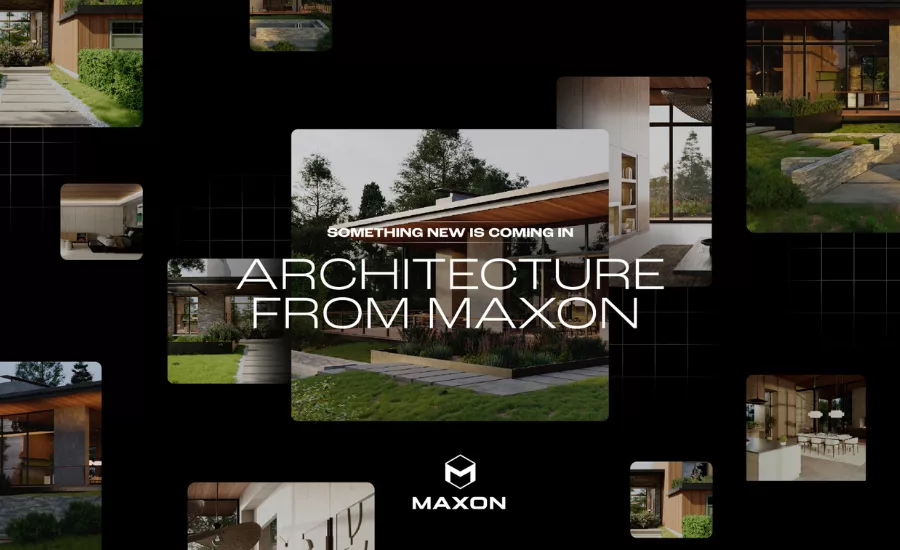 Maxon graphic for ArchViz