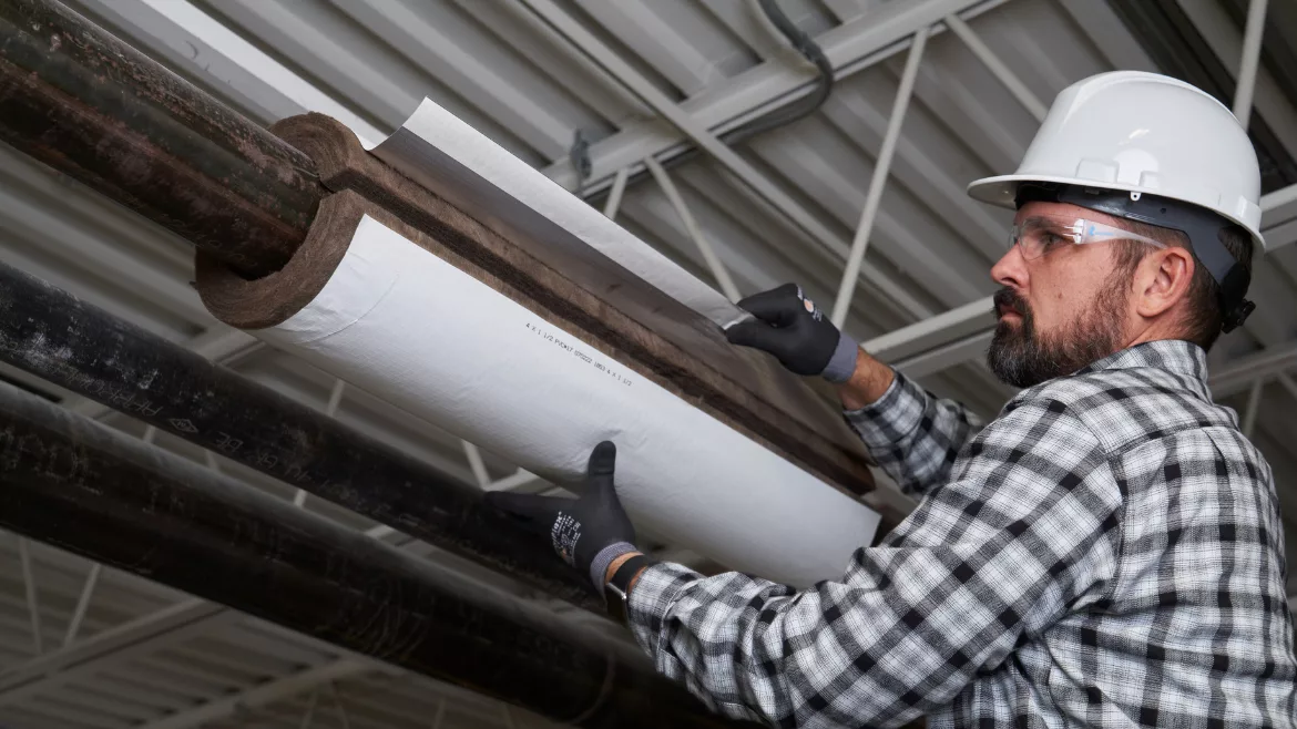 insulation on pipe