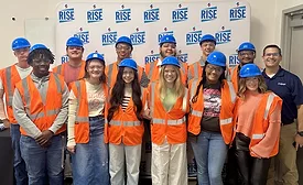 students visit RISE Center