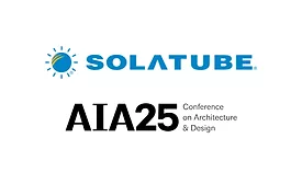 Solatube logo on top of AIA25 logo