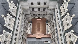 new york state building has copper renovated