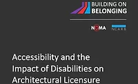NCARB 2025 Building on Belonging report cover