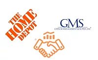 Home Depot and GMS logos