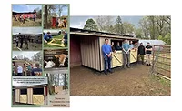 ATAS International, Inc. Construct Shelters for Flint Hill Farm in Volunteer Initiative