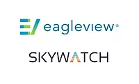Eagleview and Skywatch logo next to eachother