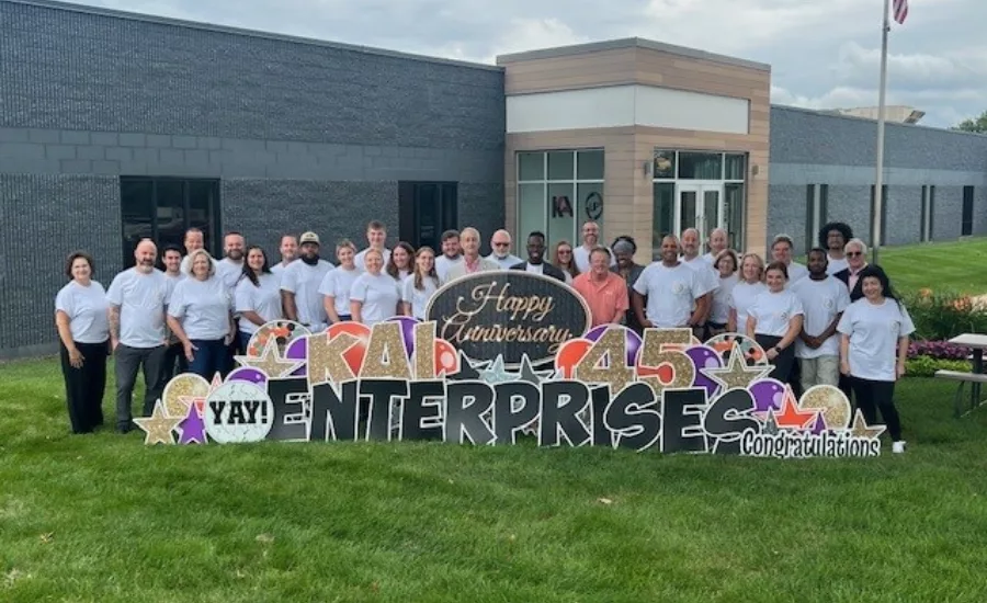 Kai employees celebrate 45 years in business