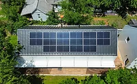 home with solar panels