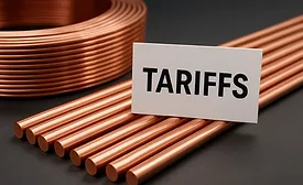 copper with the word Tariff on in