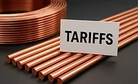 copper with the word Tariff on in