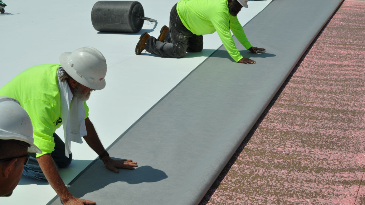 KEE membrane application on a roof