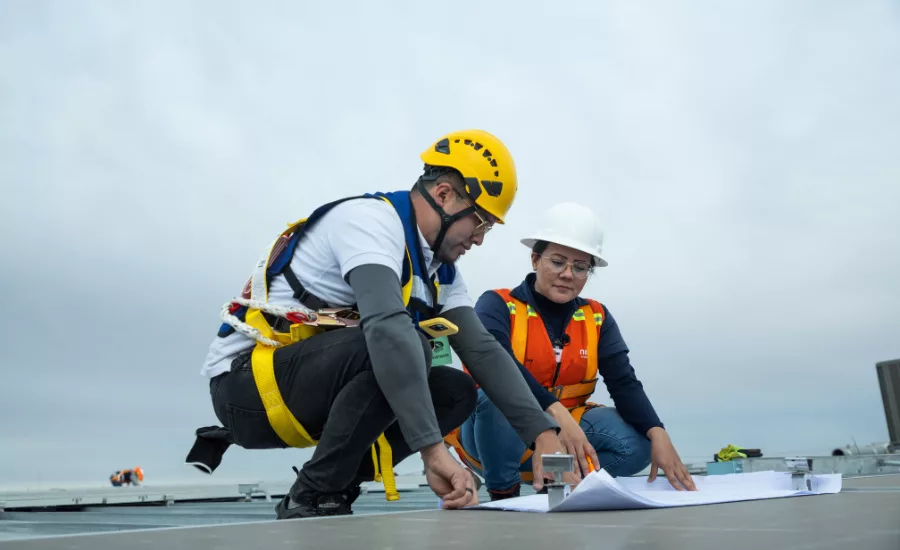 S-5! works on a roof in Mexico