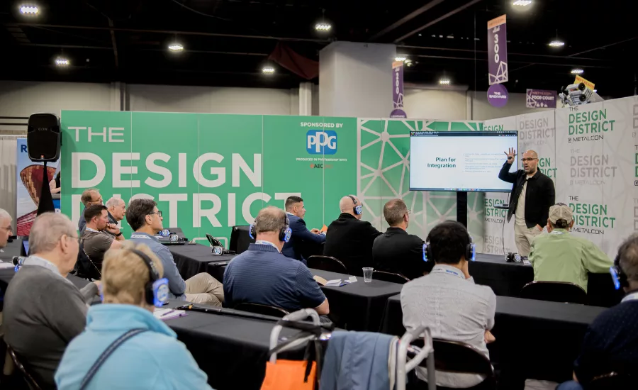 attendees at The Design District @METALCON