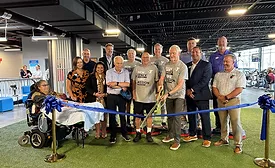 Members of YMCA stand together to celebrate grand opening