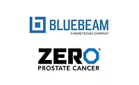 Bluebeam logo on top of Zero Prostate logo