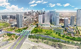 Rendering of The River Mile: South Platte River Restoration Project