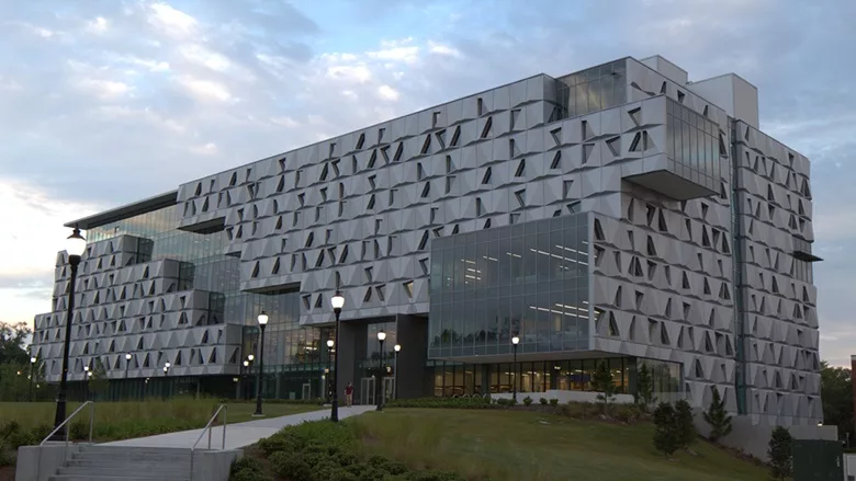 A picture of the Malachowsky Hall for Data Science and Information Technology at University of Florida
