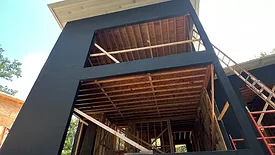 Invisbi Wrap SA Installed on a house