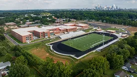 West Charlotte High School arieal view