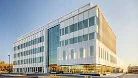 building has glass on the exterior