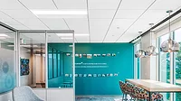 This low-embodied carbon ceiling solution is part of the Armstrong SUSTAIN® portfolio. Ceiling panels are made of 55% recycled content