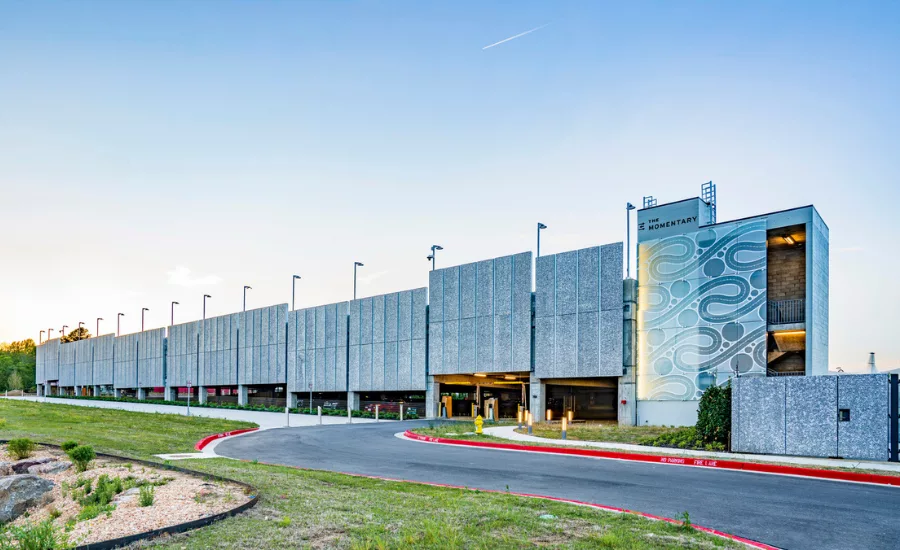 The Momentary parking garage