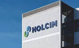 Holcim sign on a building