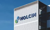 Holcim sign on a building