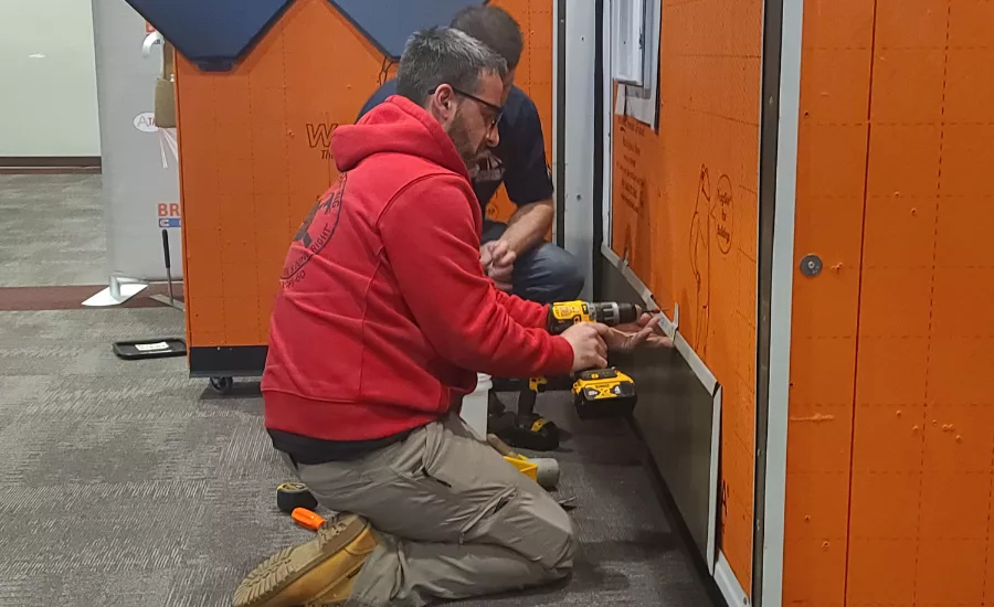 metal wall panel installation